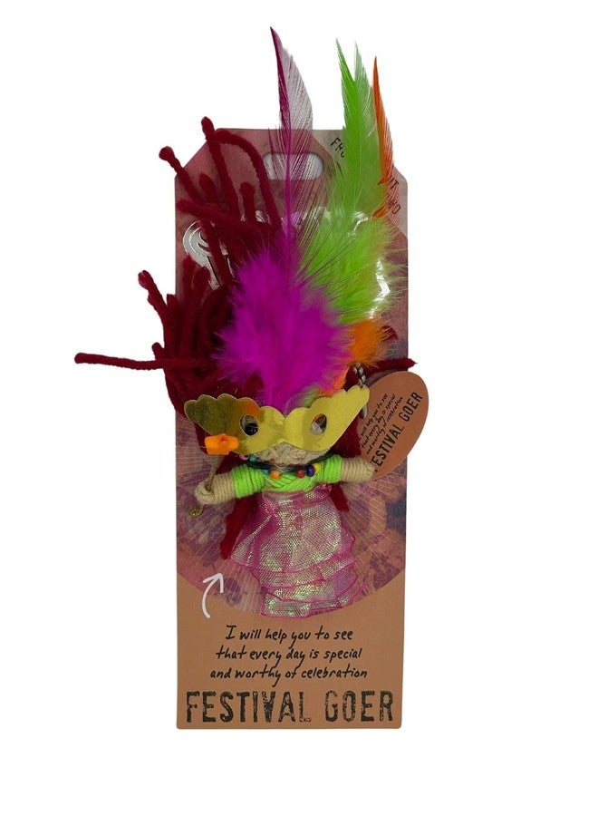 Watchover Voodoo 3-Inch Festival Goer - Handcrafted Gift to Bring Good Luck and Positivity Everywhere You Go - Image 1